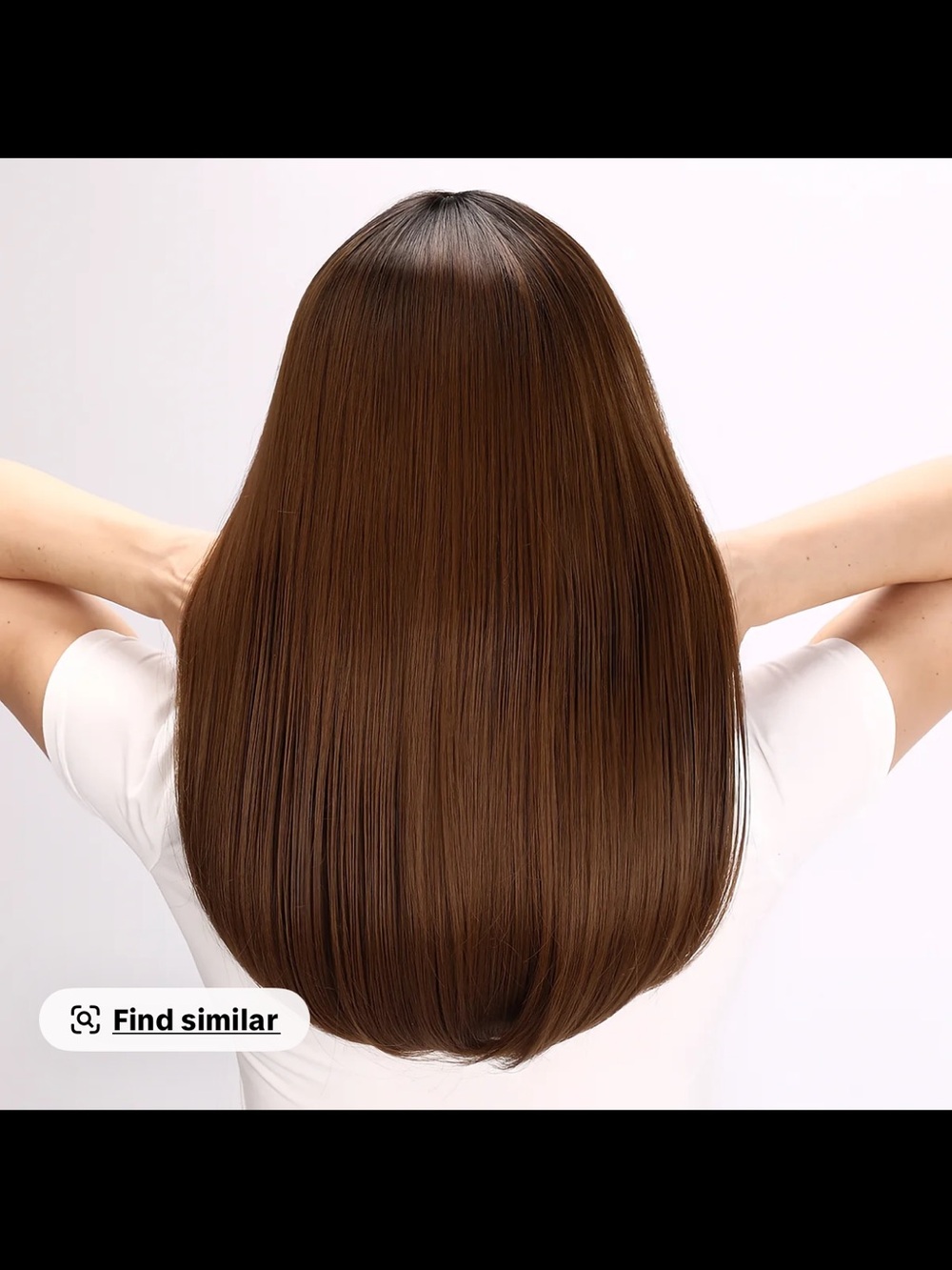 !it jeans Smooth Medium Brown Straight Wig